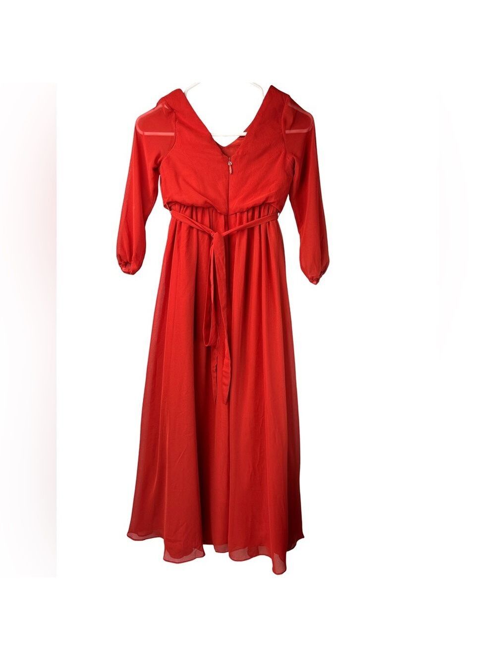 Azazie Angelica Rust Formal Kids Dress Girl Size 6 - Picture 7 of 7